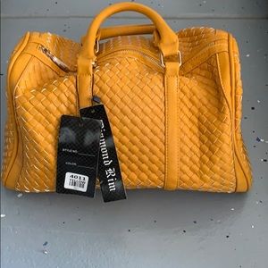 Mustard yellow handbag